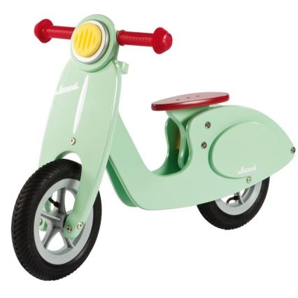 Janod - Bicicleta de empurrar para criança VESPA verde