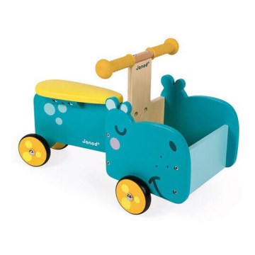 Janod - Bicicleta de equilíbrio infantil hipopótamo