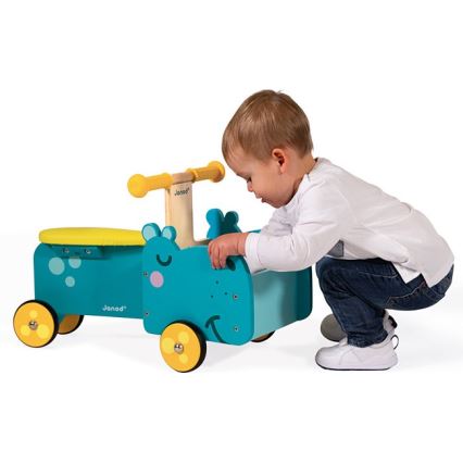 Janod - Bicicleta de equilíbrio infantil hipopótamo