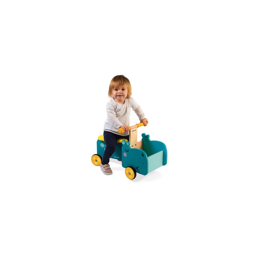 Janod - Bicicleta de equilíbrio infantil hipopótamo