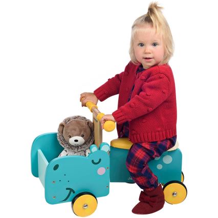 Janod - Bicicleta de equilíbrio infantil hipopótamo