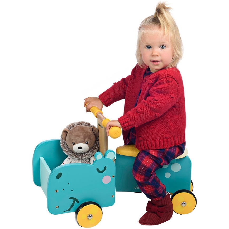 Janod - Bicicleta de equilíbrio infantil hipopótamo