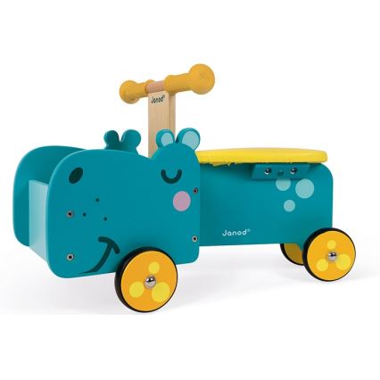 Janod - Bicicleta de equilíbrio infantil hipopótamo
