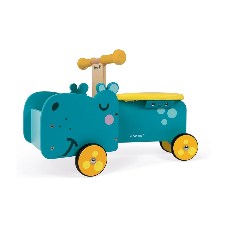 Janod - Bicicleta de equilíbrio infantil hipopótamo