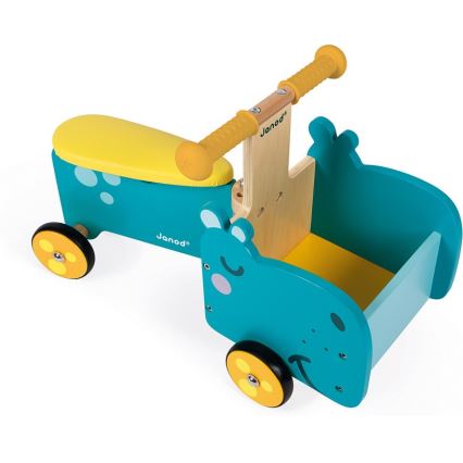 Janod - Bicicleta de equilíbrio infantil hipopótamo