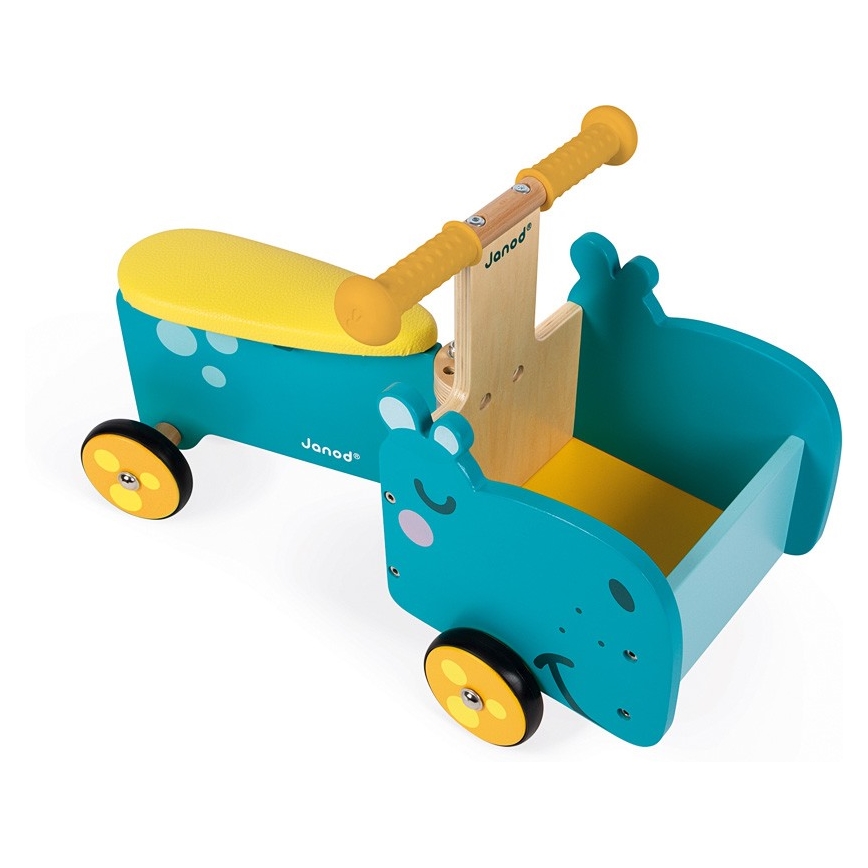 Janod - Bicicleta de equilíbrio infantil hipopótamo