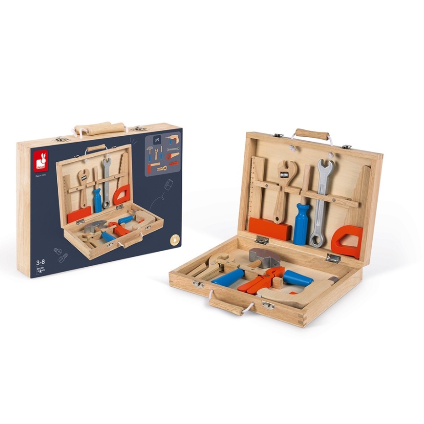Janod - Caixa com ferramentas BRICOKIDS