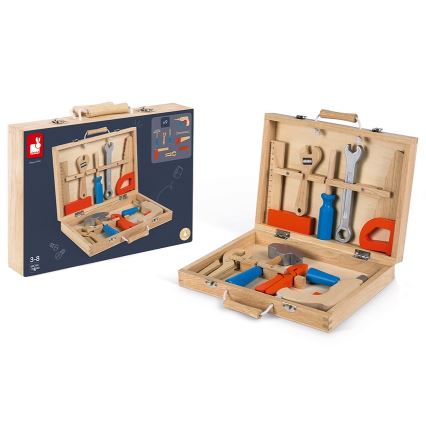 Janod - Caixa com ferramentas BRICOKIDS