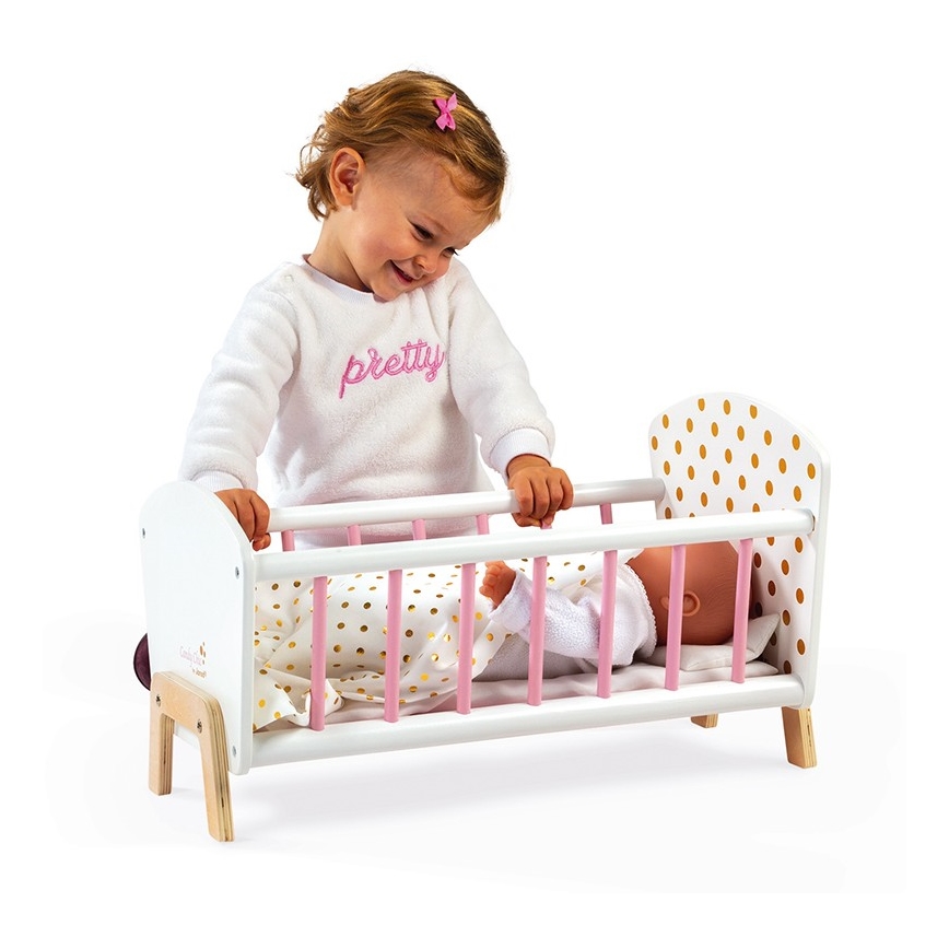 Janod - Cama de boneca CANDY CHIC