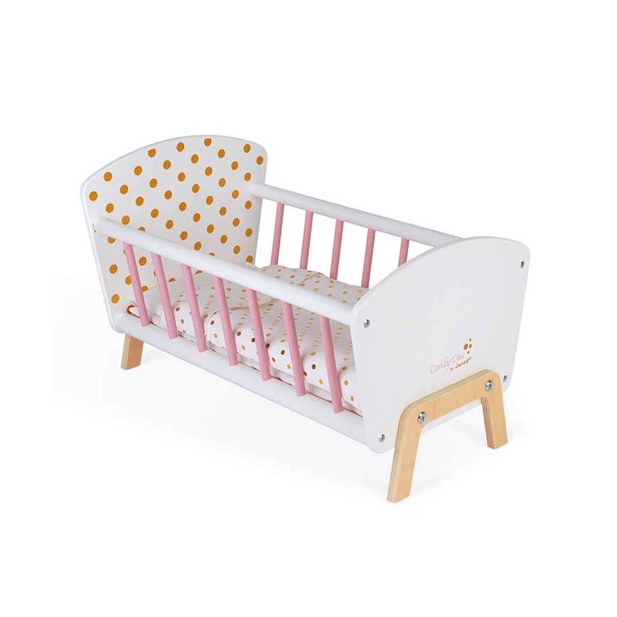 Janod - Cama de boneca CANDY CHIC