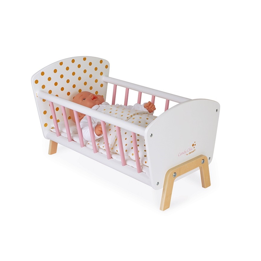 Janod - Cama de boneca CANDY CHIC
