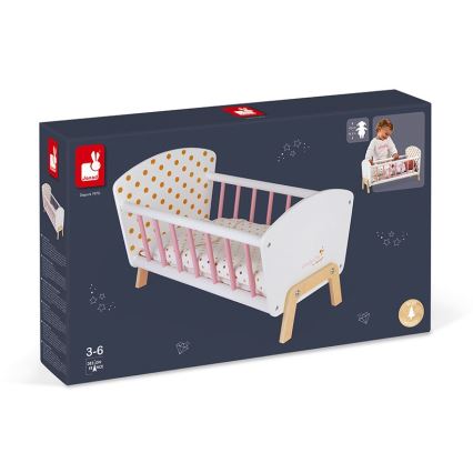 Janod - Cama de boneca CANDY CHIC