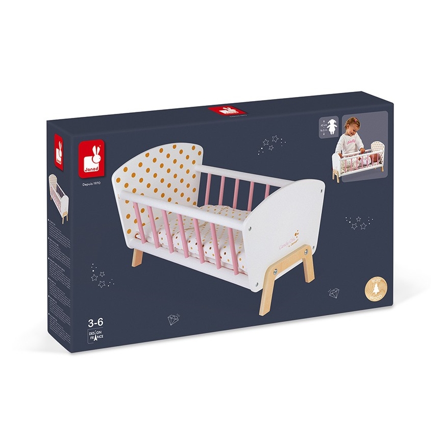 Janod - Cama de boneca CANDY CHIC