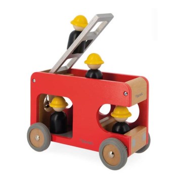Janod - Camião de bombeiros de madeira BOLID
