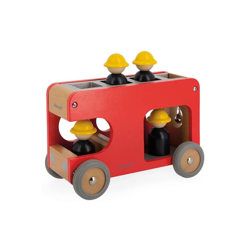 Janod - Camião de bombeiros de madeira BOLID