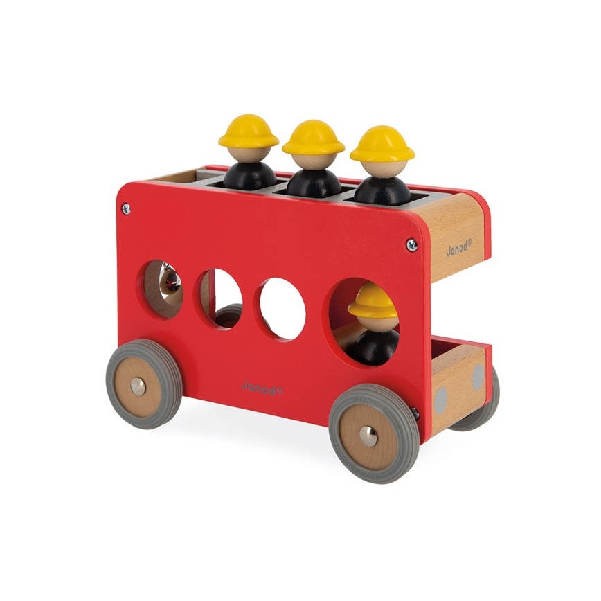 Janod - Camião de bombeiros de madeira BOLID
