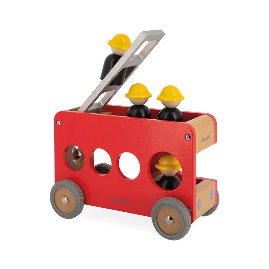 Janod - Camião de bombeiros de madeira BOLID