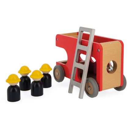 Janod - Camião de bombeiros de madeira BOLID