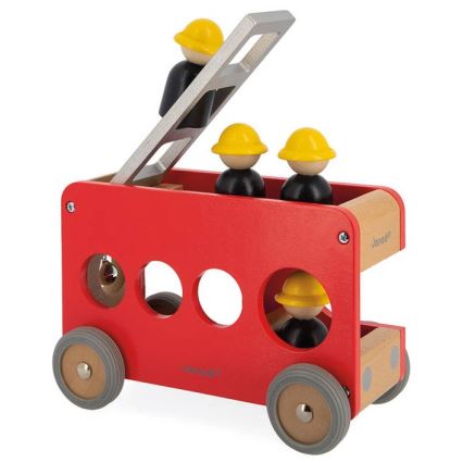 Janod - Caminhão de bombeiros de madeira BOLID