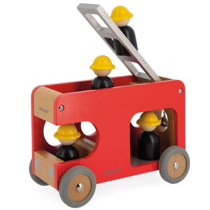 Janod - Caminhão de bombeiros de madeira BOLID