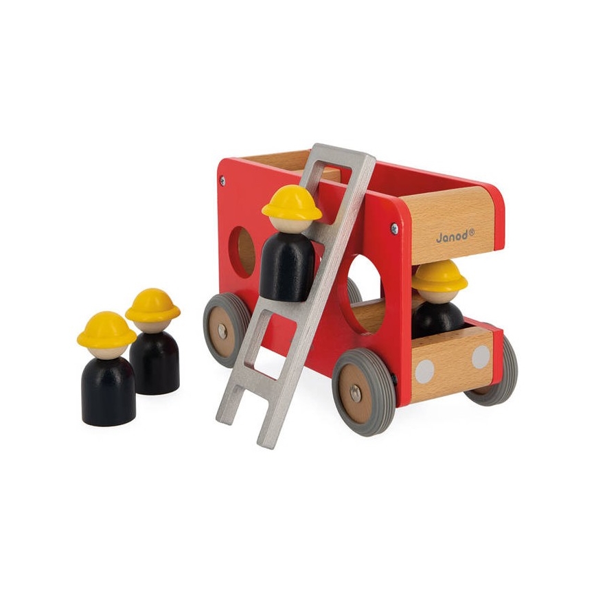 Janod - Caminhão de bombeiros de madeira BOLID