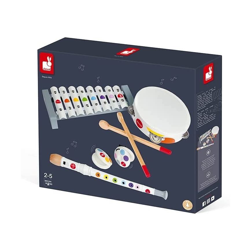 Janod - Conjunto de instrumentos musicais CONFETTI