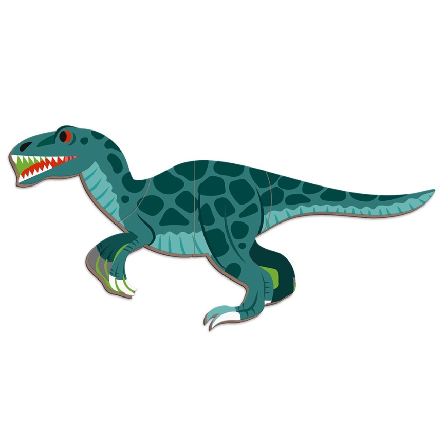Janod - Conjunto interativo magnético MAGNETIBOOK dinossauros