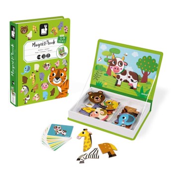 Janod - Conjunto magnético interativo MAGNETIBOOK animais