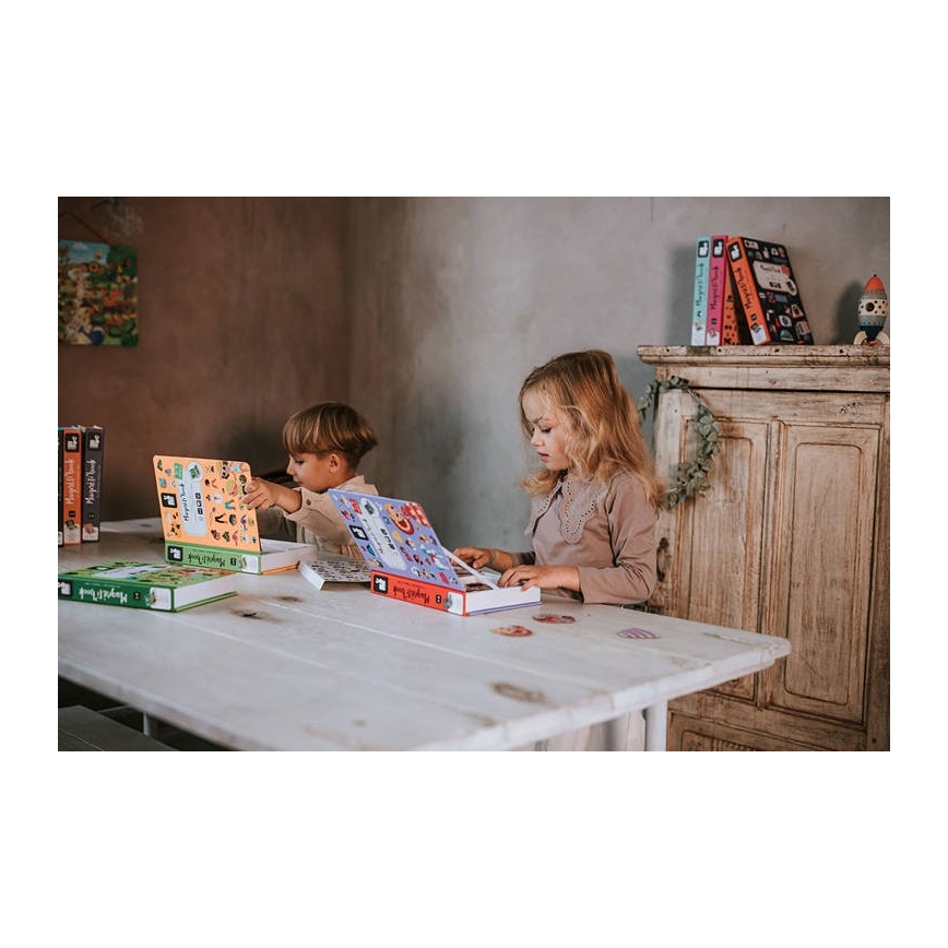 Janod - Conjunto magnético interativo MAGNETIBOOK animais