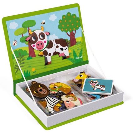 Janod - Conjunto magnético interativo MAGNETIBOOK animais