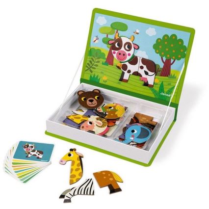 Janod - Conjunto magnético interativo MAGNETIBOOK animais