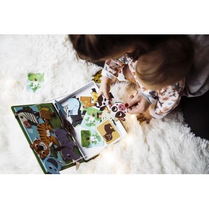 Janod - Conjunto magnético interativo MAGNETIBOOK animais