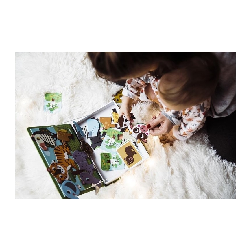 Janod - Conjunto magnético interativo MAGNETIBOOK animais