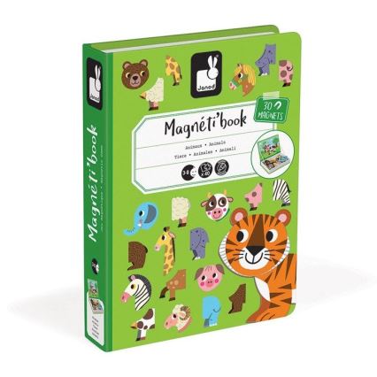 Janod - Conjunto magnético interativo MAGNETIBOOK animais