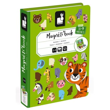 Janod - Conjunto magnético interativo MAGNETIBOOK animais
