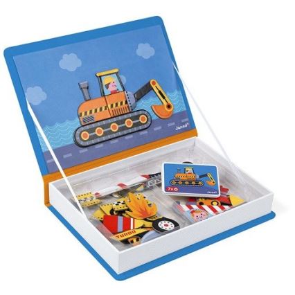Janod - Conjunto magnético interativo MAGNETIBOOK meios de transporte