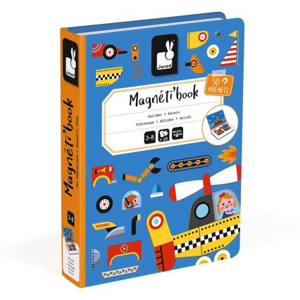 Janod - Conjunto magnético interativo MAGNETIBOOK meios de transporte