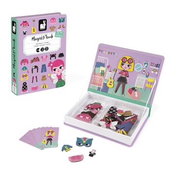 Janod - Conjunto magnético interativo MAGNETIBOOK rapariga