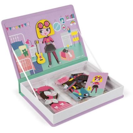 Janod - Conjunto magnético interativo MAGNETIBOOK rapariga