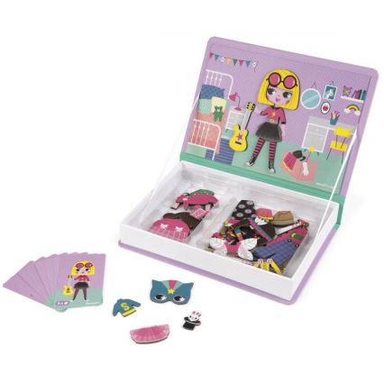 Janod - Conjunto magnético interativo MAGNETIBOOK rapariga