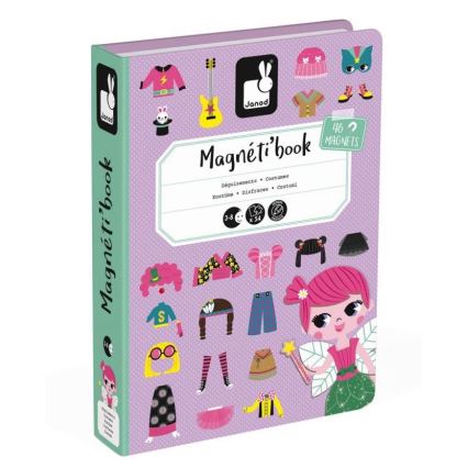 Janod - Conjunto magnético interativo MAGNETIBOOK rapariga