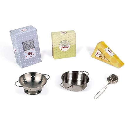 Janod - Cozinha de madeira com placa LED MOZAIC