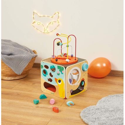 Janod - Cubo interativo com labirinto MULTI ACTIVITY