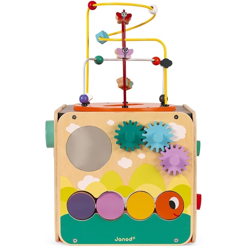 Janod - Cubo interativo com labirinto MULTI ACTIVITY