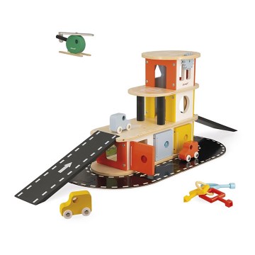 Janod - Garagem de madeira BOLID