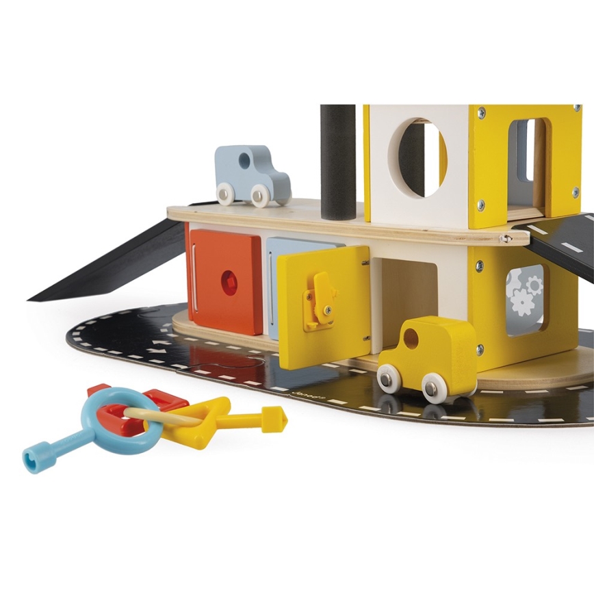 Janod - Garagem de madeira BOLID