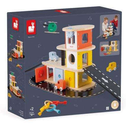 Janod - Garagem de madeira BOLID