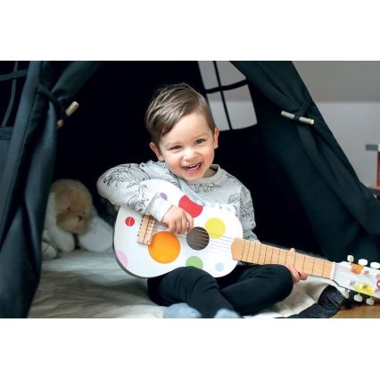 Janod - Guitarra para crianças CONFETTI 6 cordas