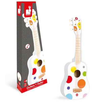 Janod - Guitarra para crianças CONFETTI 6 cordas