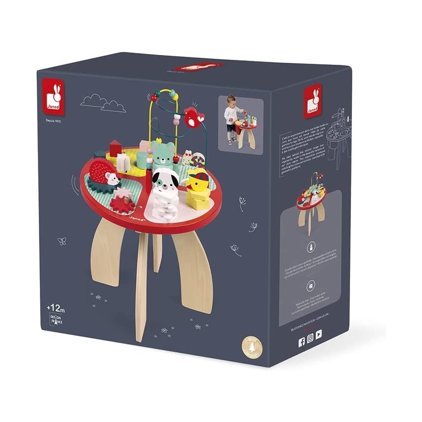 Janod - Mesa interativo infantil BABY FOREST